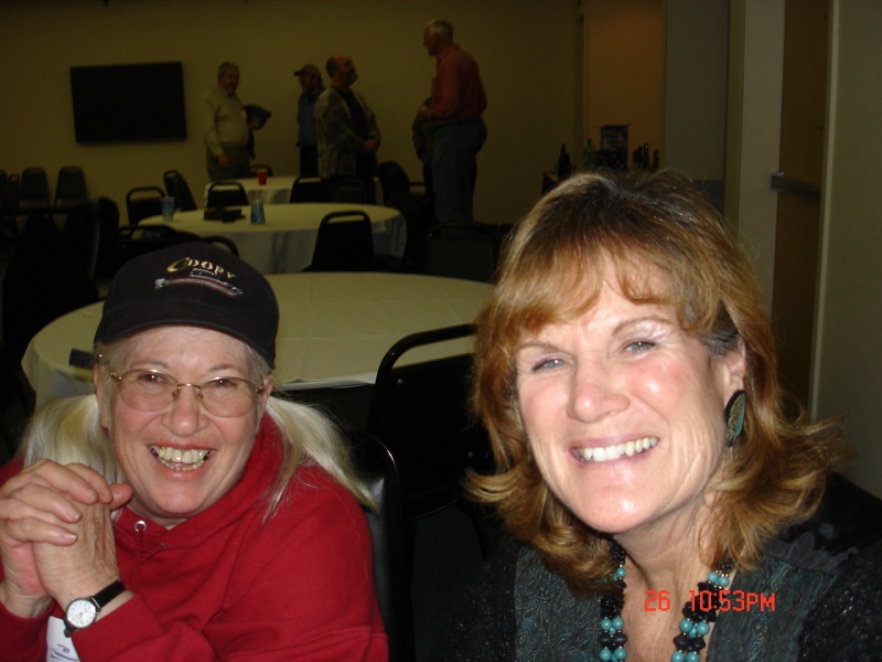 Nancy H 
  (now a Trawler Brat) &
Linda (C-Brat Travel agent)
