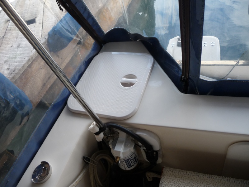 New Lazarete cover in place