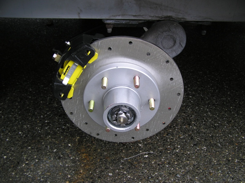 New stainless steel Tie Down Engineering G5 brakes.  11.75" 6 lug nut.
