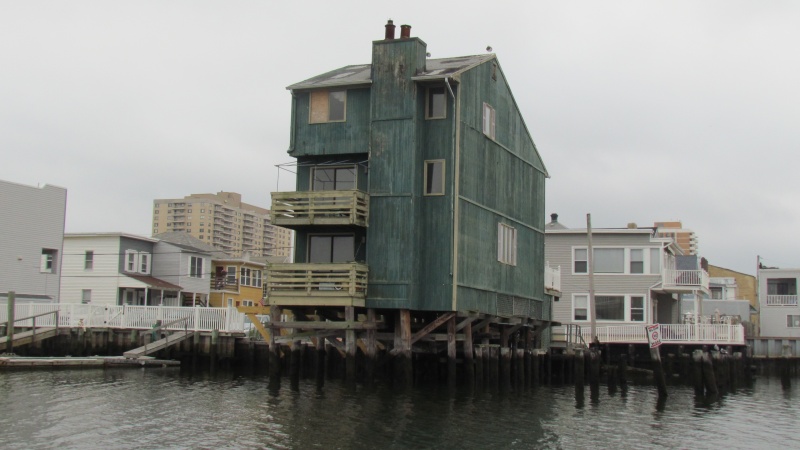 No foundation on land, maybe saves on his taxes