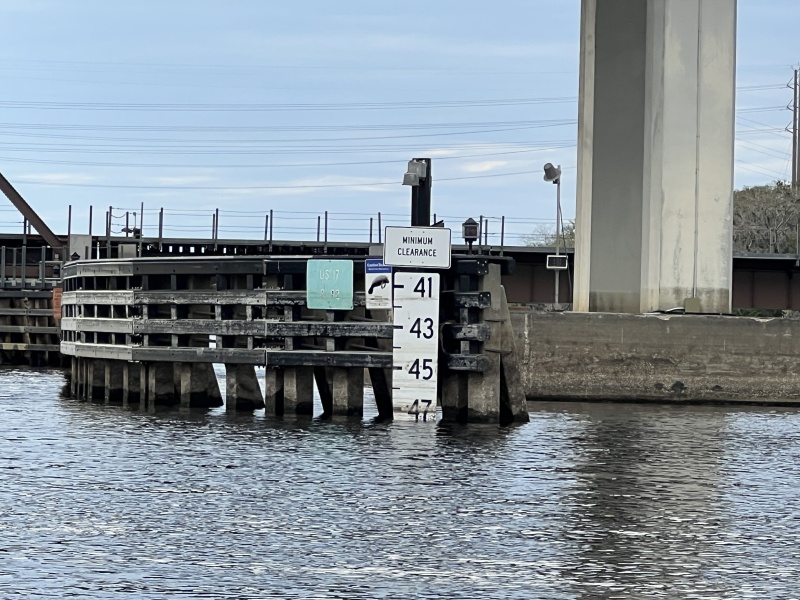 No go to Econ, Lake Monroe bridge upstream.