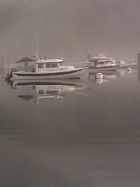 Nomad and Sea Sprite, Montague Harbour, September 9, 2013