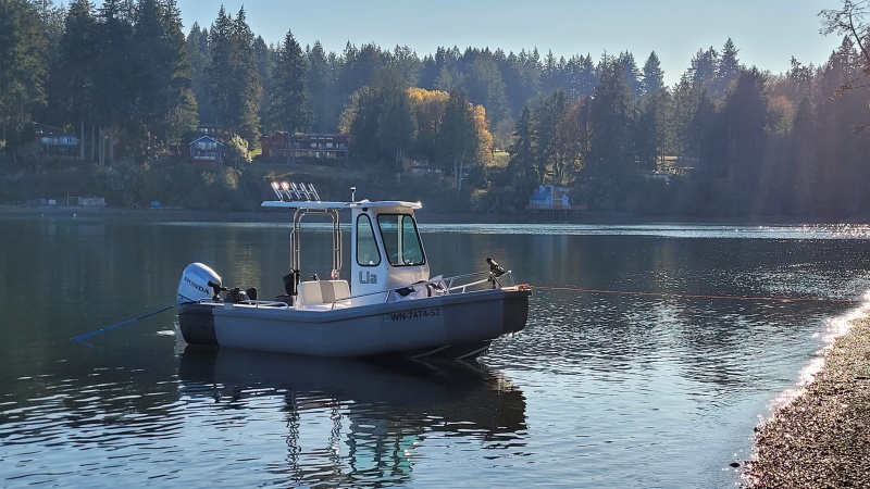 Off Eagle island in the south sound