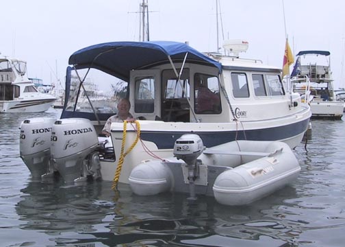 On Bouy E13 at Avalon Harbor