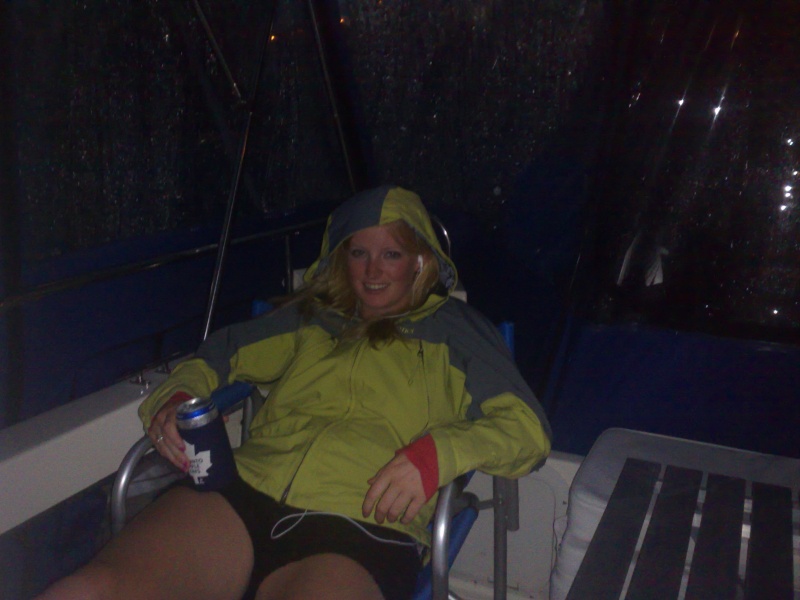 Our only night with rain on Lake Michigan - thunder and lightning most of the night while we were in Muskegon