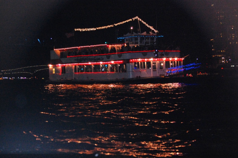 Paddlewheel dinner boat