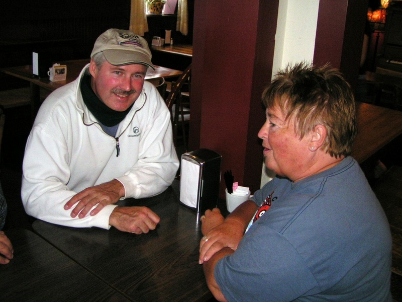 (Pat Anderson) Brock and Patty at the Dog Pound