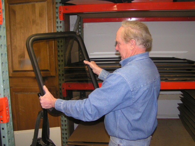 (Pat Anderson) Dave Shows Cabin Off Side Window