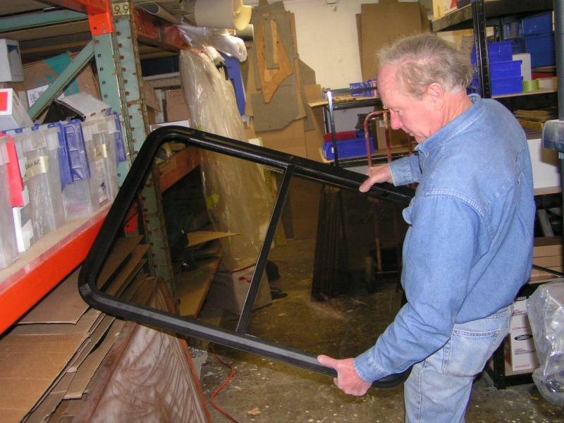 (Pat Anderson) Dave Shows Off Helm Side Window