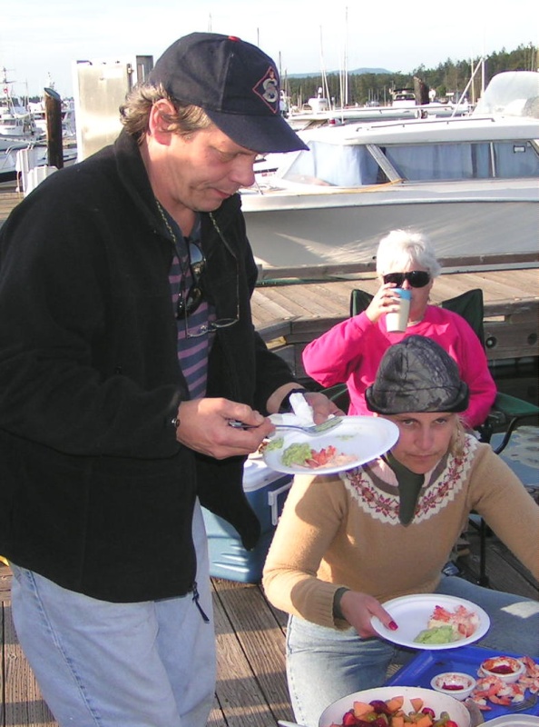 (Pat Anderson) - Jeff and Diane (Immacunada) and Jan (Nine Inches) in Background (I think)