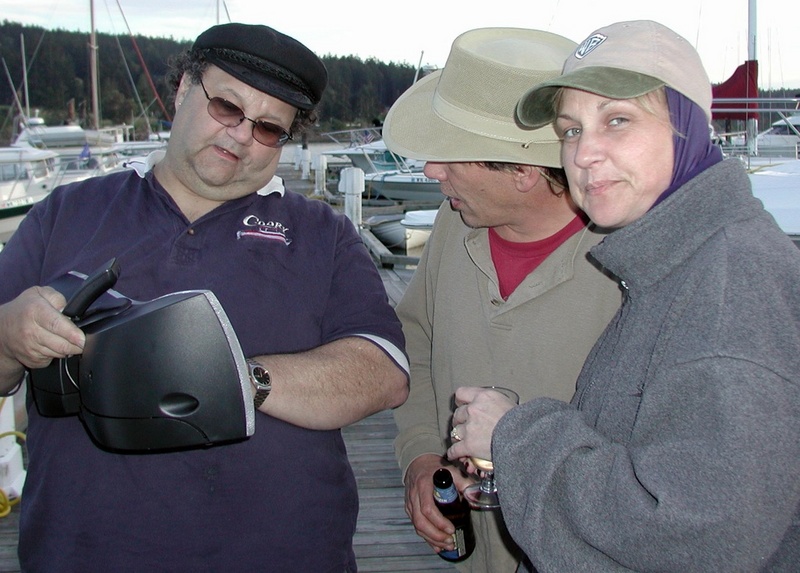 (Pat Anderson) Jim (Laurna Jo) Explains Satellite Radio to Jeff and Diane (Immacu-Nada)