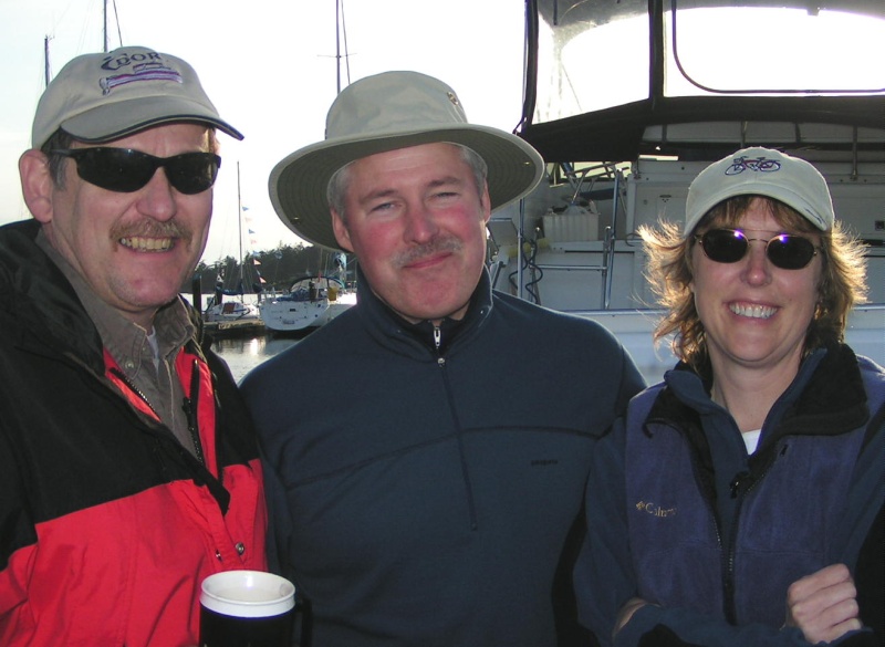 (Pat Anderson) - Ken and Marge (outside, Blue-C) and Brock (center, Bambina)