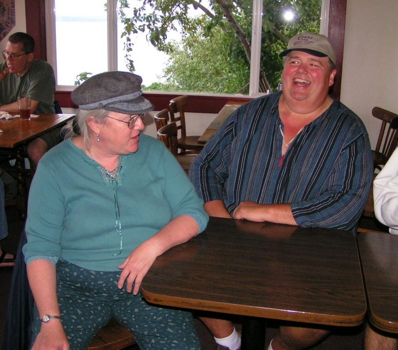 (Pat Anderson) Lisbeth and Roger at the Dog Pound