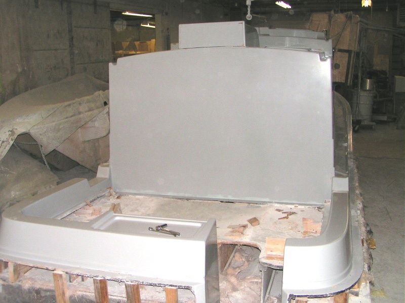 (Pat Anderson) Plug from aft after mold taken, 4-14-06