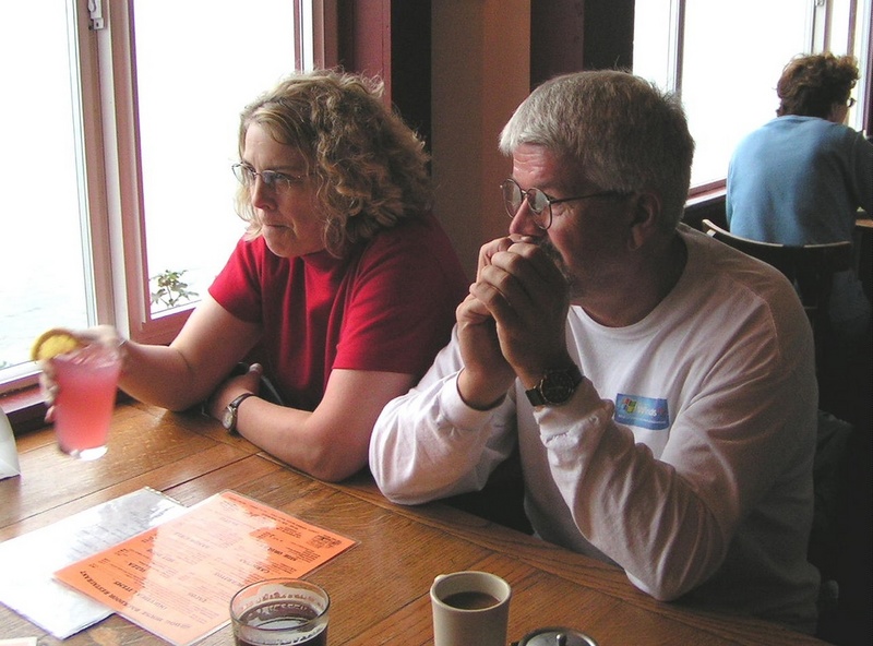 (Pat Anderson) Robbin and Fred at the Dog Pound