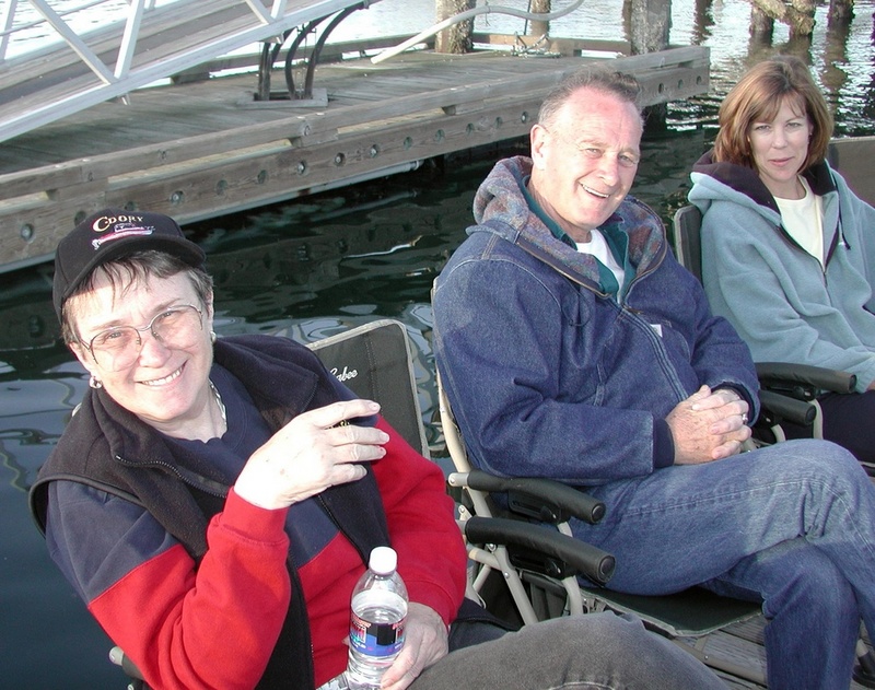 (Pat Anderson) Ruth and Joe (R-Matey), Dana (Da Nag)