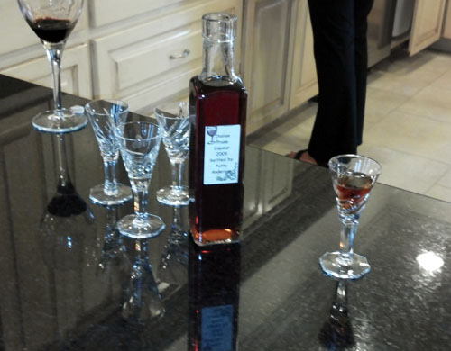 plum liqueur from Patty