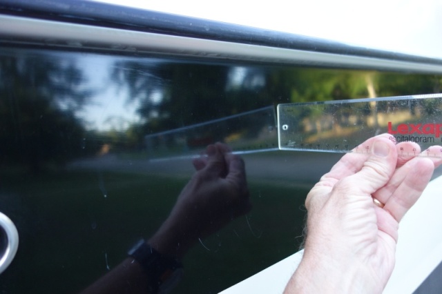 Poli-glow instead of wax for heavily oxidized older boats only