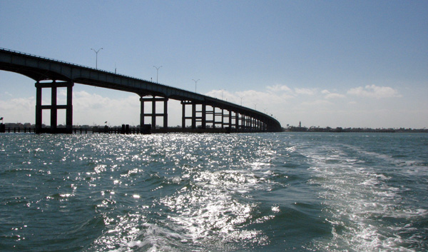 Queen Isabella Causeway (2 1/2 miles long)