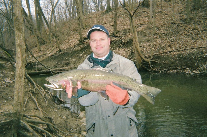 (Rabidfish) Conservation Officer John's first Steelhead