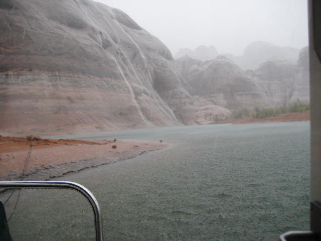 Rain storm at Oak Canyon