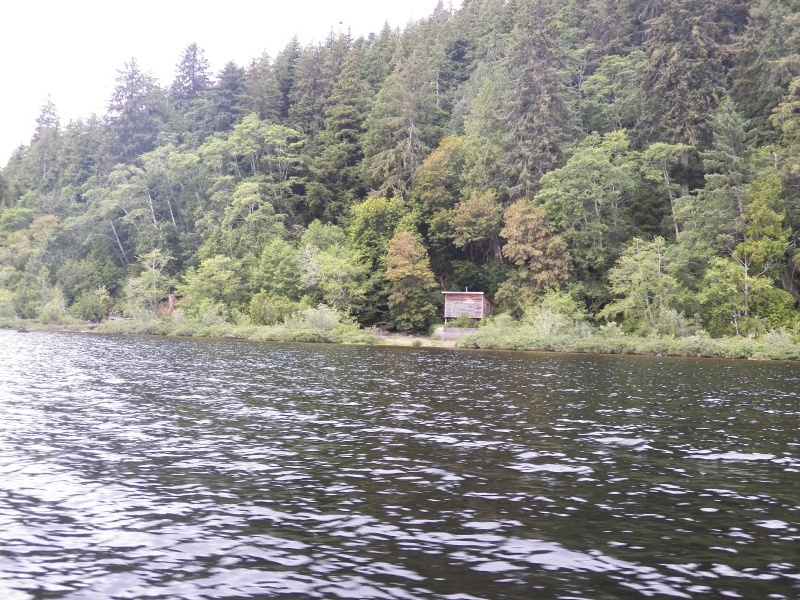 Rocky Point also has the most private land with cabins that are grandfathered.  There are probably about 15 cabins on the lake.  Not many considering Lake Ozette is the third largest lake in Washington.