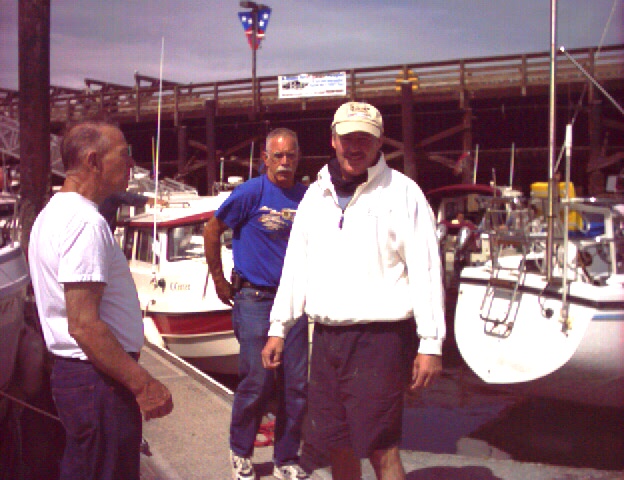 (Ruth & Joe) Joe (R-Matey), Dave (Sea-Shift) & Brock (Bambina)