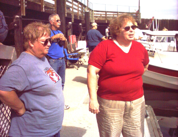 (Ruth & Joe) Patty (Daydream), Laurie (Laurna Jo) & Dave (Sea-Shift)