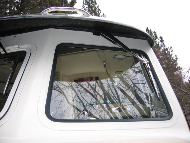 (Sea Skipper) Wiper arms relocated vertically 1-1/2? for better coverage