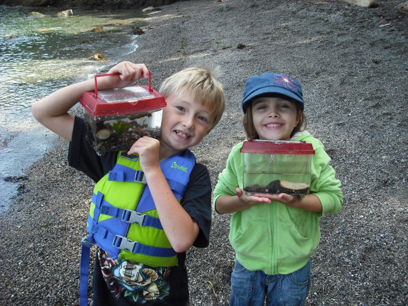 Some serious tidepooling on Jones Island