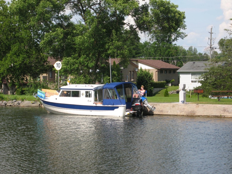 Spending the night on the lock wall, there goes the neighborhood