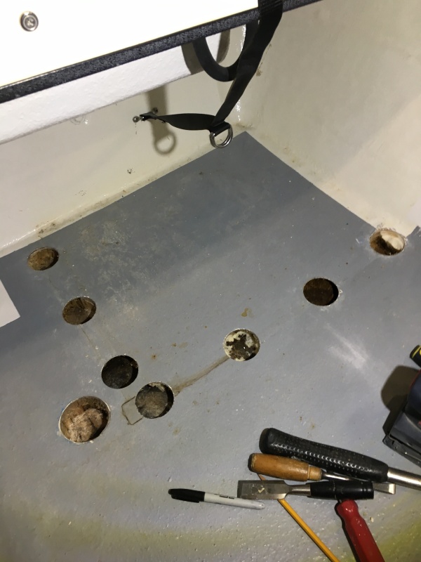 Spent most of the winter drying out the core with a heat gun shooting into the holes when I had spare time.