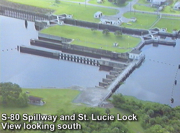 St. Lucie Lock looking South