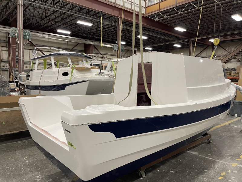 stern under construction