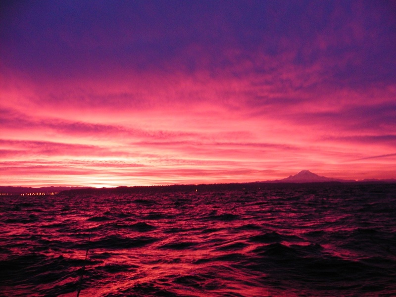 Sunrise the day before the big snow storm.