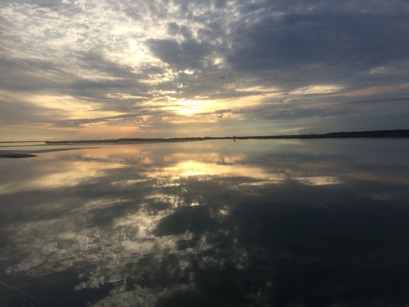 Sunset Bogue Sound NC