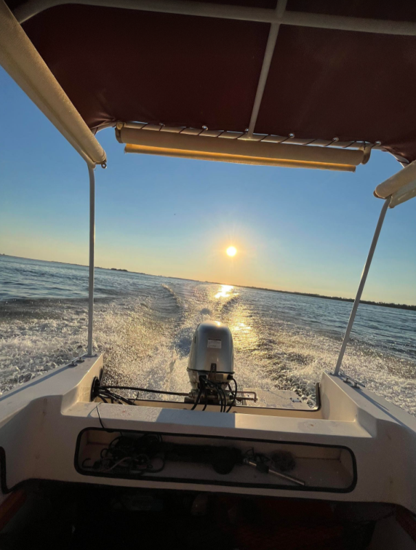 Sunset cruising