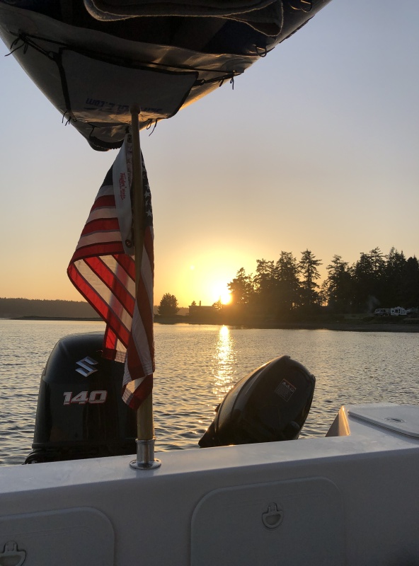 Sunset Mystery Bay Pt Townsend