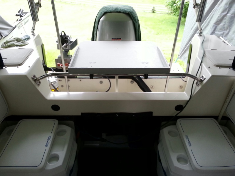 table in fishing position