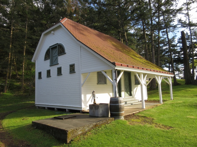 The barn, which was also the location of the first school house