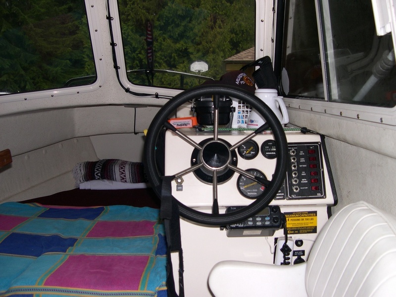 The interior of the 16' "Sea Shift"
