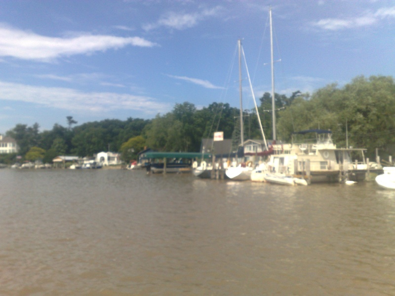 The Saugatuck was running high and fast from several days of rain, we had been North of the weather but caught up with the high water