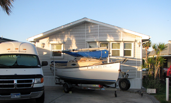 The SunCat, awaiting delivery to her new owner