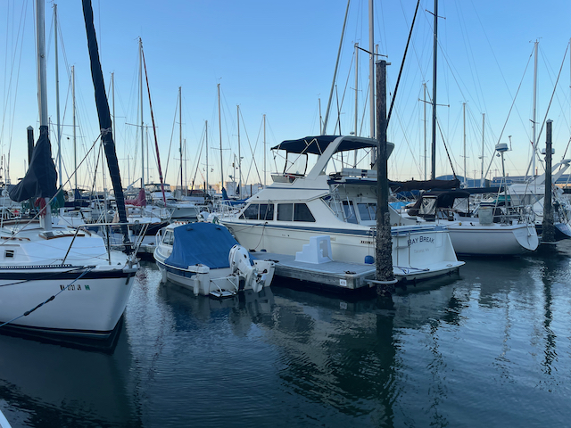 This view made all of guests chuckle as we walked to the boat.