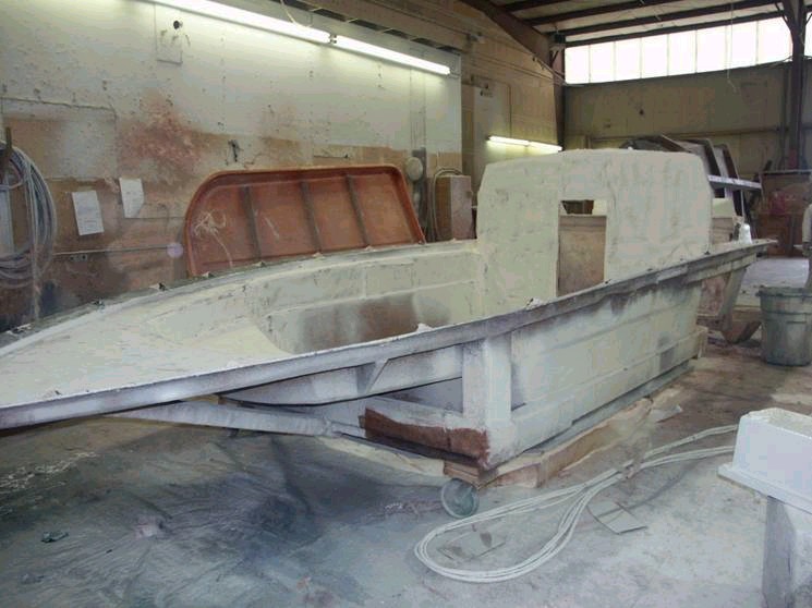Top in the mold.  2/23/04