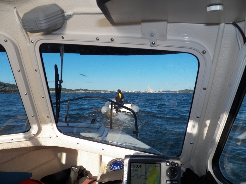 Two miles from the launch, the motor dies and I have my first experience with Vessel Assist.  A $154 lesson.