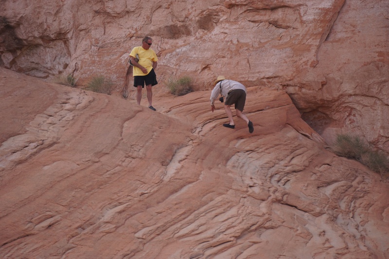 Up the hill to get photos