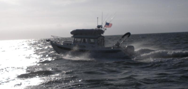Valkyrie running to Cape Lookout with the wind picking up!