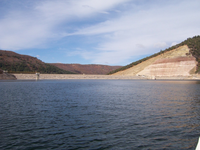View of dam at North end of McPhee.