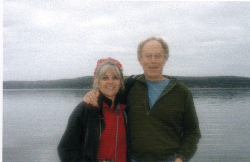 Visitors looking over the CDs.
Jo & Dan Richman of Shoreline